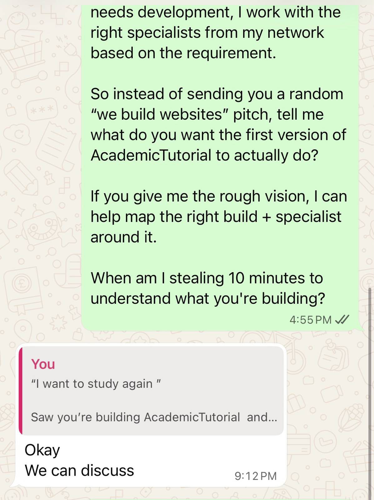 LeadHunterClub Client Review Screenshot