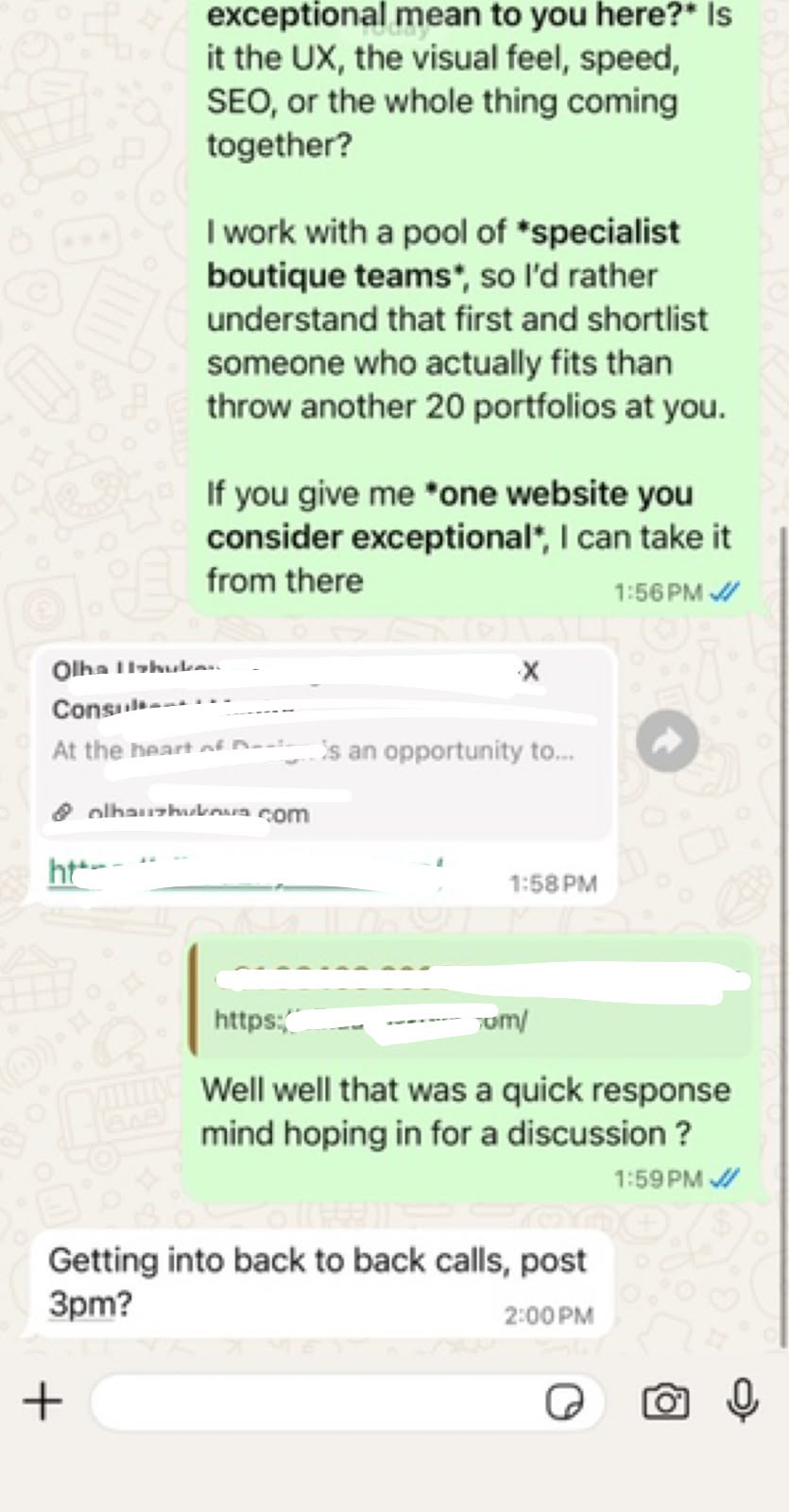 LeadHunterClub Client Review Screenshot