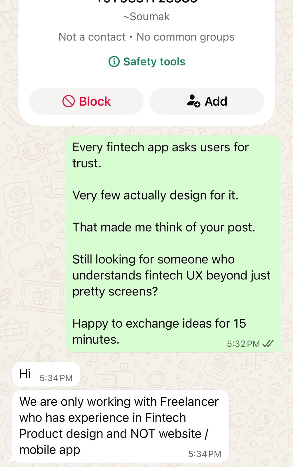 LeadHunterClub Client Review Screenshot