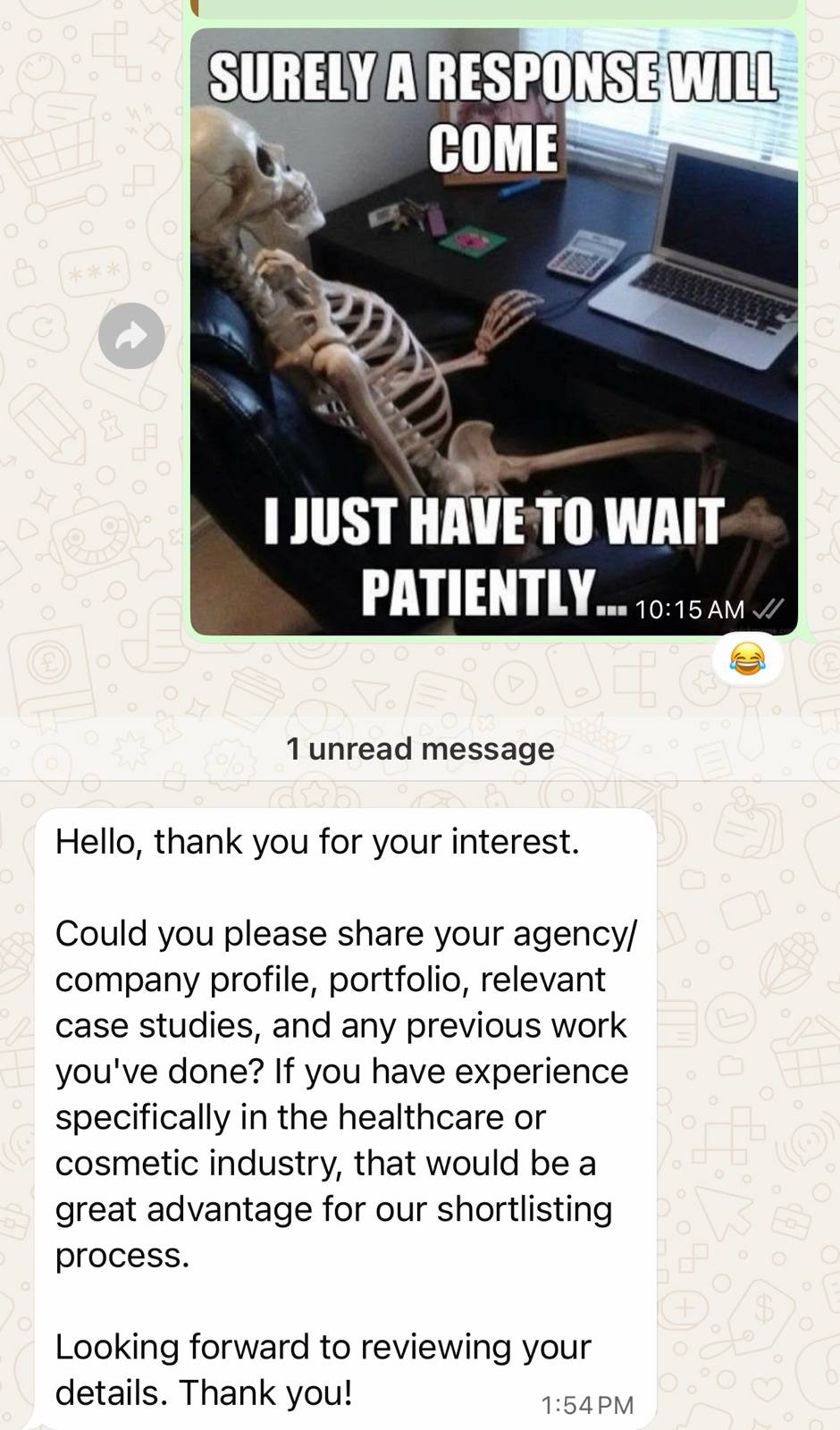 LeadHunterClub Client Review Screenshot