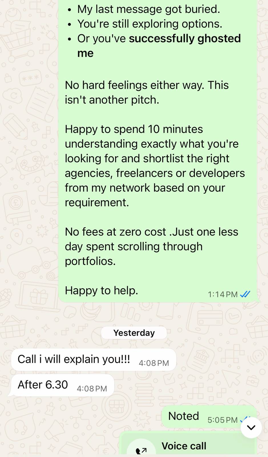 LeadHunterClub Client Review Screenshot