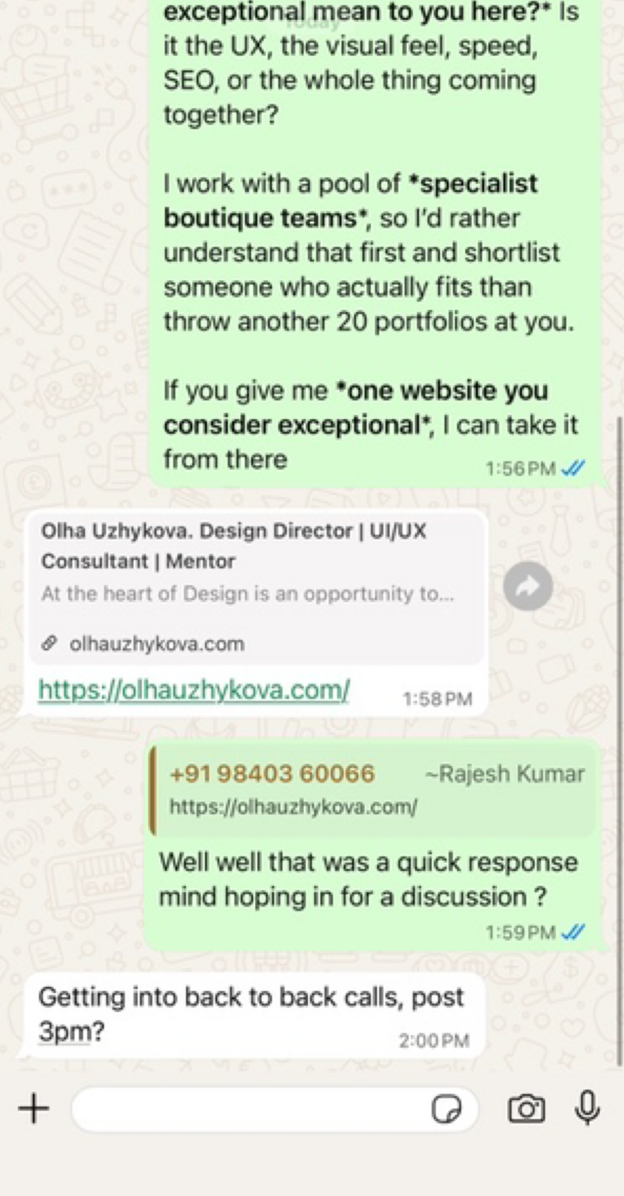 LeadHunterClub Client Review Screenshot