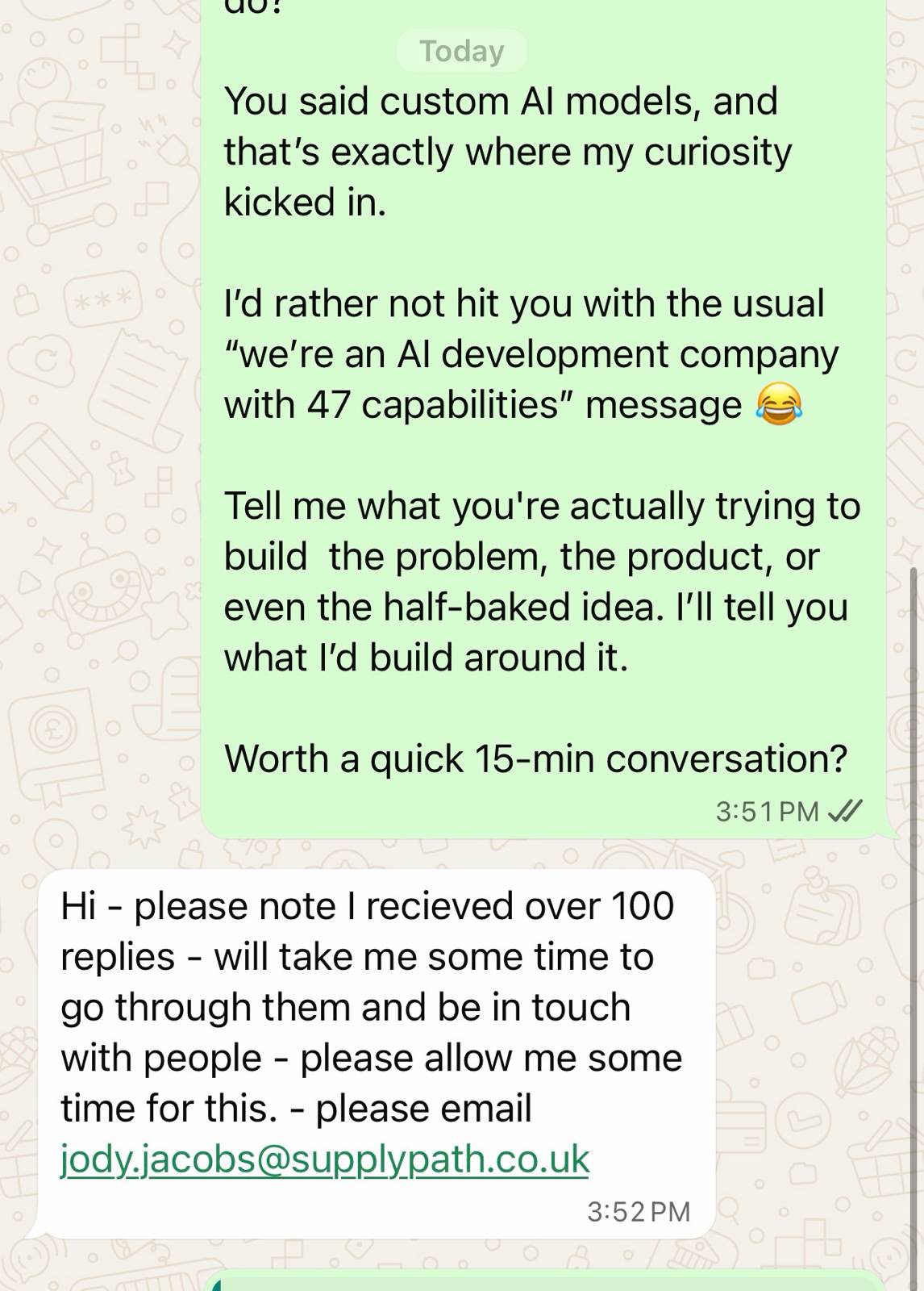 LeadHunterClub Client Review Screenshot
