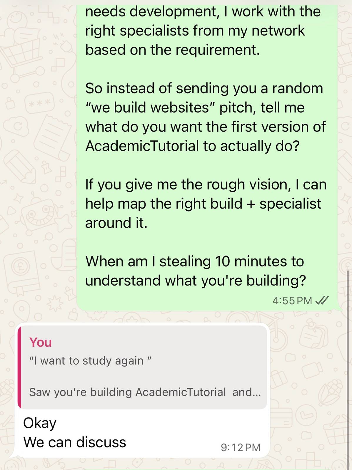 LeadHunterClub Client Review Screenshot